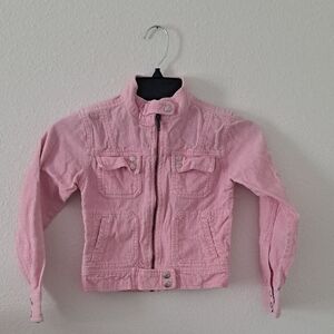 Denim Girls Pink Jacket